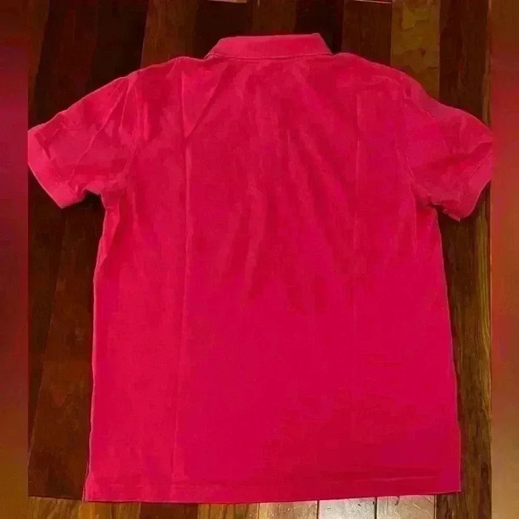 Brooks Brothers Men’s Polo Size XL Performance Polo Slim Fit Hot Pink Chic Sprin - Picture 4 of 4
